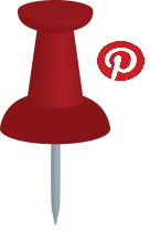 Pinterest to boost your business pin with Pinterest logo