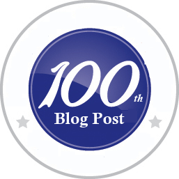 100th Blog Post Logo