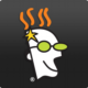 GoDaddy founder character logo