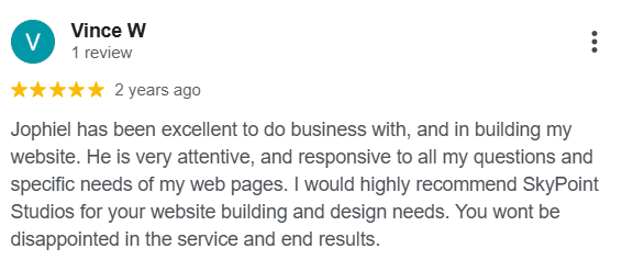 Vince review of Jophiel Silvestrone SkyPoint Studios